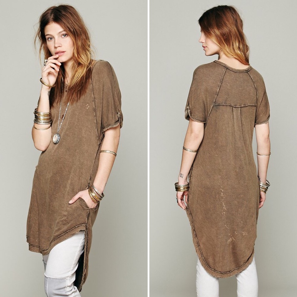 Free People We The Free Golden Eye Muscle Tee - Picture 6 of 7